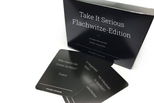 Take It Serious - Flachwitze Edition (mit 100 lustigen Flachwitzen!)