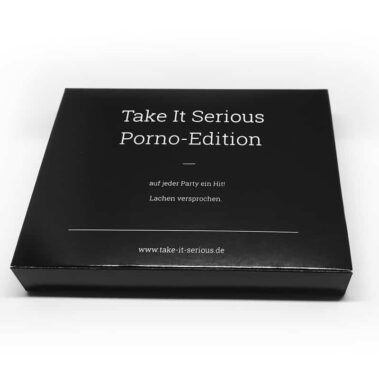 Verpackungsbox Take It Serious Porno-Edition