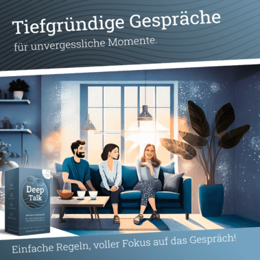 Tiefgründige Gespräche mit deinen Freunden und deinem Partner. Das erwartet dich bei Deep Talk.