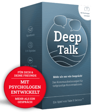 Mehr als ein Gespräch! Dieses Versprechen geben wir dir zu unserem Kommunikationsspiel Deep Talk.