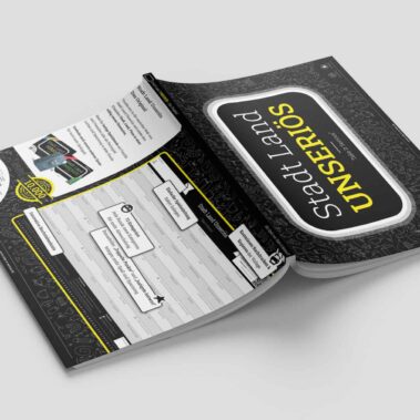 Hochwertiges Design, hervorragende Druckqualität und FSC-zertifiziertes Papier zeichen die Spieleblöcke von Take It Serious - Stadt Land Unseriös aus.