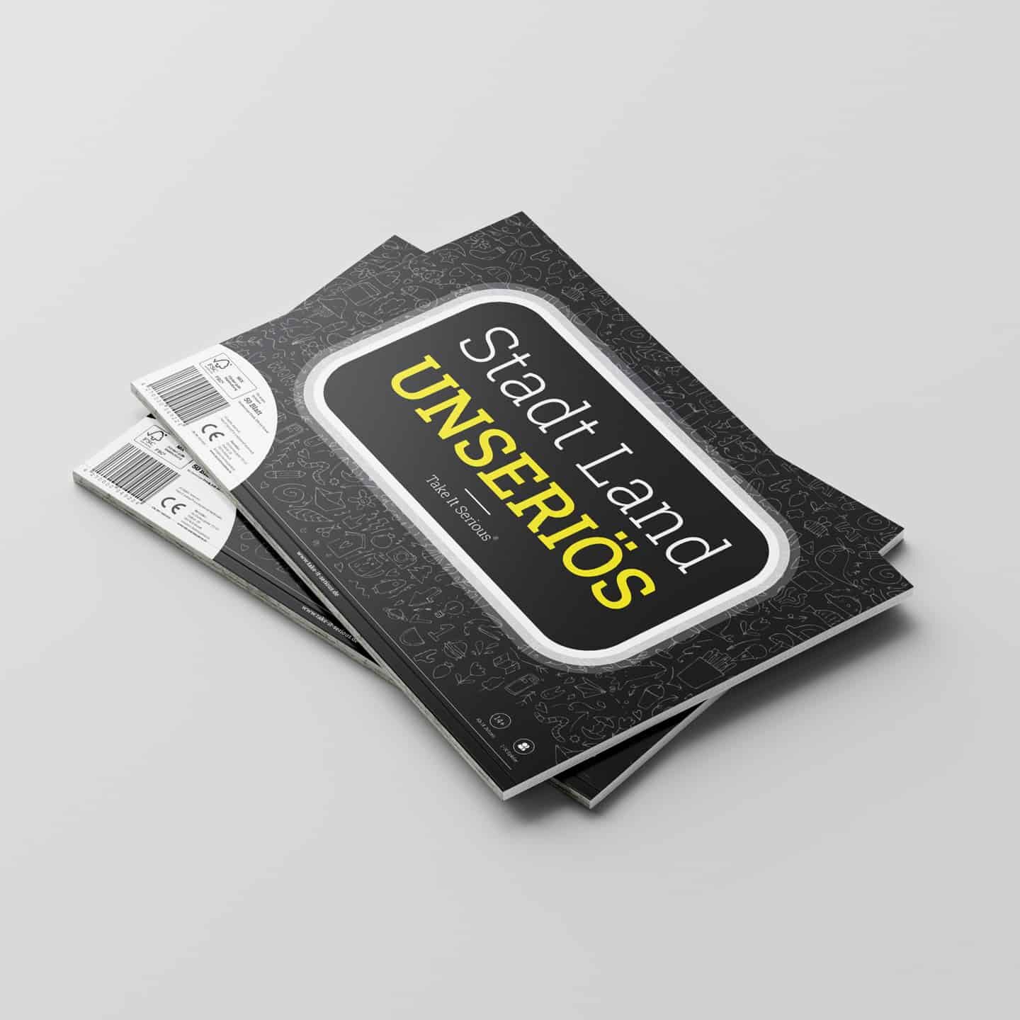 Besonders viele lustige abwechslungsreiche Kategorien machen Stadt Land Unseriös zum perfekten Spiel für deinen Spieleabend mit Freunden und Familie.