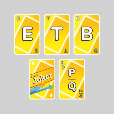 Buchstaben - Je mehr Buchstaben die Spieler sammeln, desto näher kommen Sie dem Gewinn. Das schnellste Stadt Land Fluss Spiel gewinnt der Spieler, der die meisten Buchstaben gewinnen kann.
